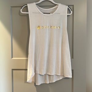 PURE BARRE WHITE TANK TOP